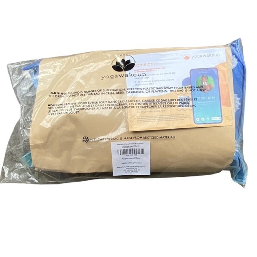 YogaWakeup Small Acupressure Pillow NEW